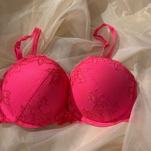 Pink bra